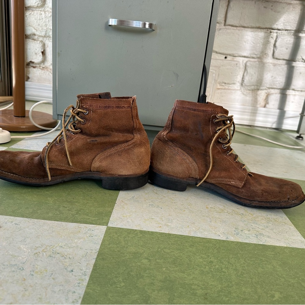 WWII Roughout Combat boots - Picture 2 of 7